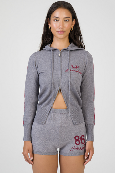 MOST LOVED ZIP THROUGH KNIT SWEATER