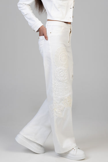 NADINE WIDE LEG JEANS