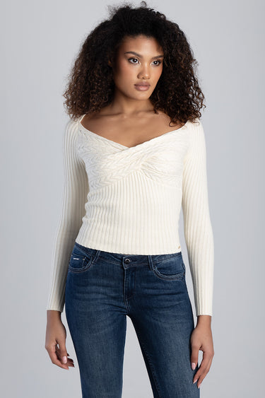 STAY CLOSE KNIT SWEATER