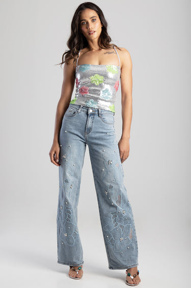 ISABELLA WIDE LEG JEANS