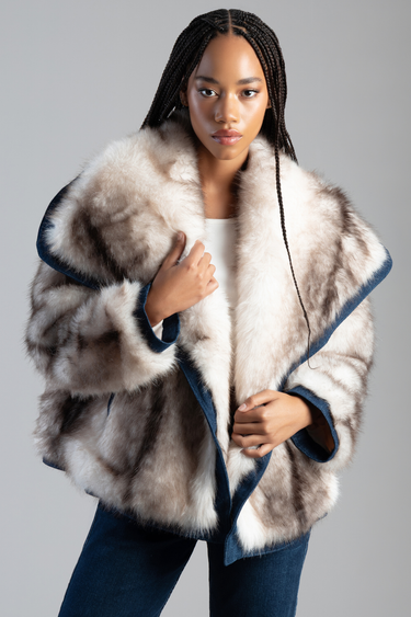 ALL MY HEART FAUX FUR JACKET